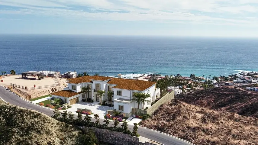 Modern homes for sale in Palmilla located in a private golf community featuring fairway views and contemporary architecture