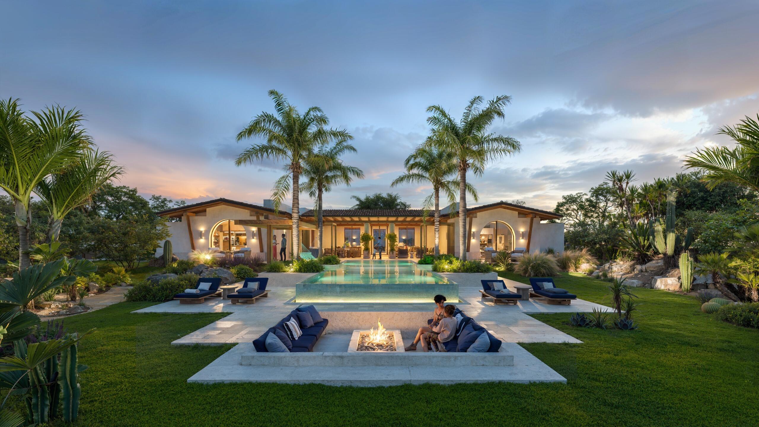 Palmilla La Caleta A once-in-a-generation legacy estate, never before on the market, this iconic beachfront residence offers incomparable prestige on the sands of Palmilla Bay, one of Cabo's most coveted and swimmable beaches. Set on a rare half-acre parcel directly on the water, the home features six bedrooms, six and a half baths, plus a full attached apartment, all executed in classic Palmilla style with timeless elegance and modern comfort. From the moment you enter, the architecture reveals its intention: a grand foyer flows effortlessly into an open living area and bar, framed by soaring ceilings and vast windows that disappear into the Baja breeze. The interiors dissolve into the outdoors, unveiling a dramatic terrace that cascades to a manicured lawn, infinity-edged pool, waterslide, spa, and expansive entertaining pavilion designed for unforgettable gatherings beneath the stars.The second level hosts two principal suites, each opening to a vast private terrace with sweeping for sale