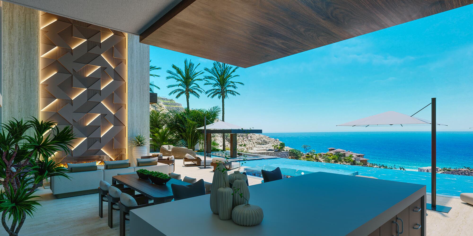 Palmilla Section 1- Las Colinas A true one-of-one, The Nivel Estate is a bold architectural statement where scale, craftsmanship, and innovation converge. Spanning 18,000 square feet of seamless indoor-outdoor living, the home has been featured in Architectural Digest and The Wall Street Journal. Perched atop Querencia Golf and Beach Club, it commands sweeping 270-degree – Querencia Colinas 75, San Jose Corridor, San Jose Corridor, BS