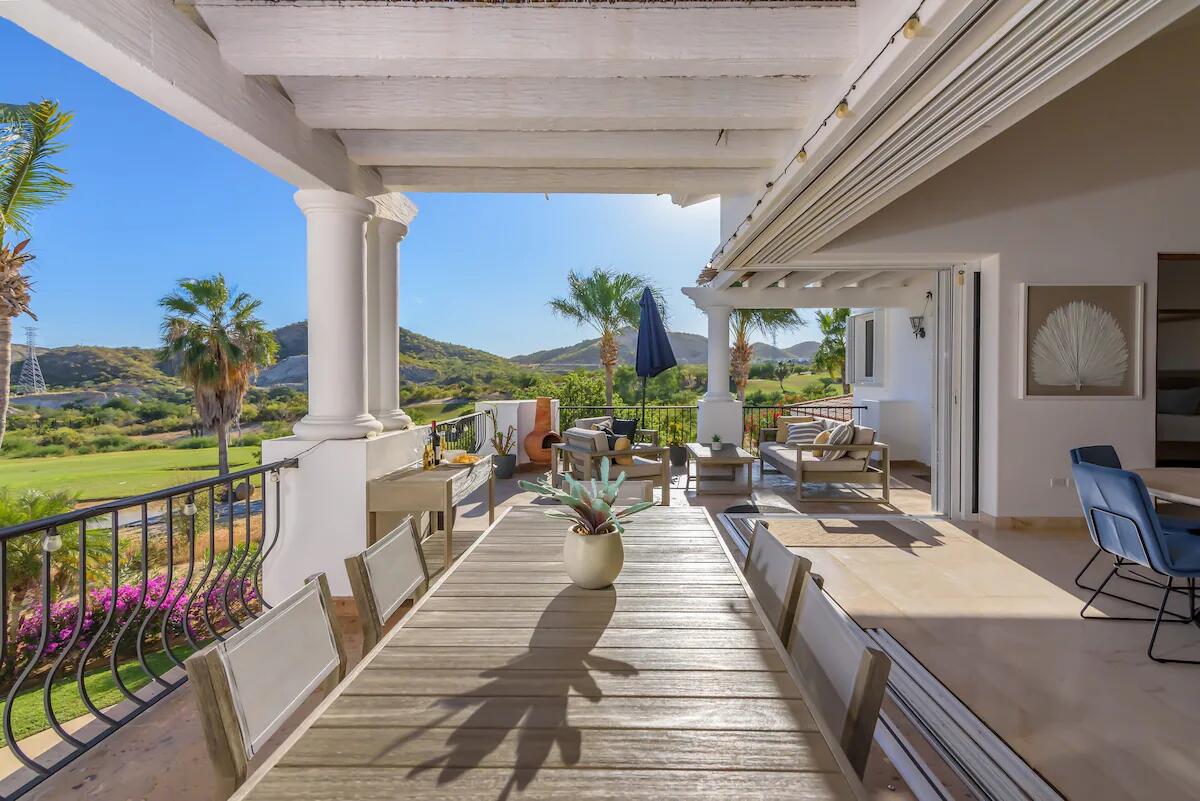 Palmilla Villas De Oro Experience luxury coastal living in this beautiful open-concept top-floor condo offering for sale